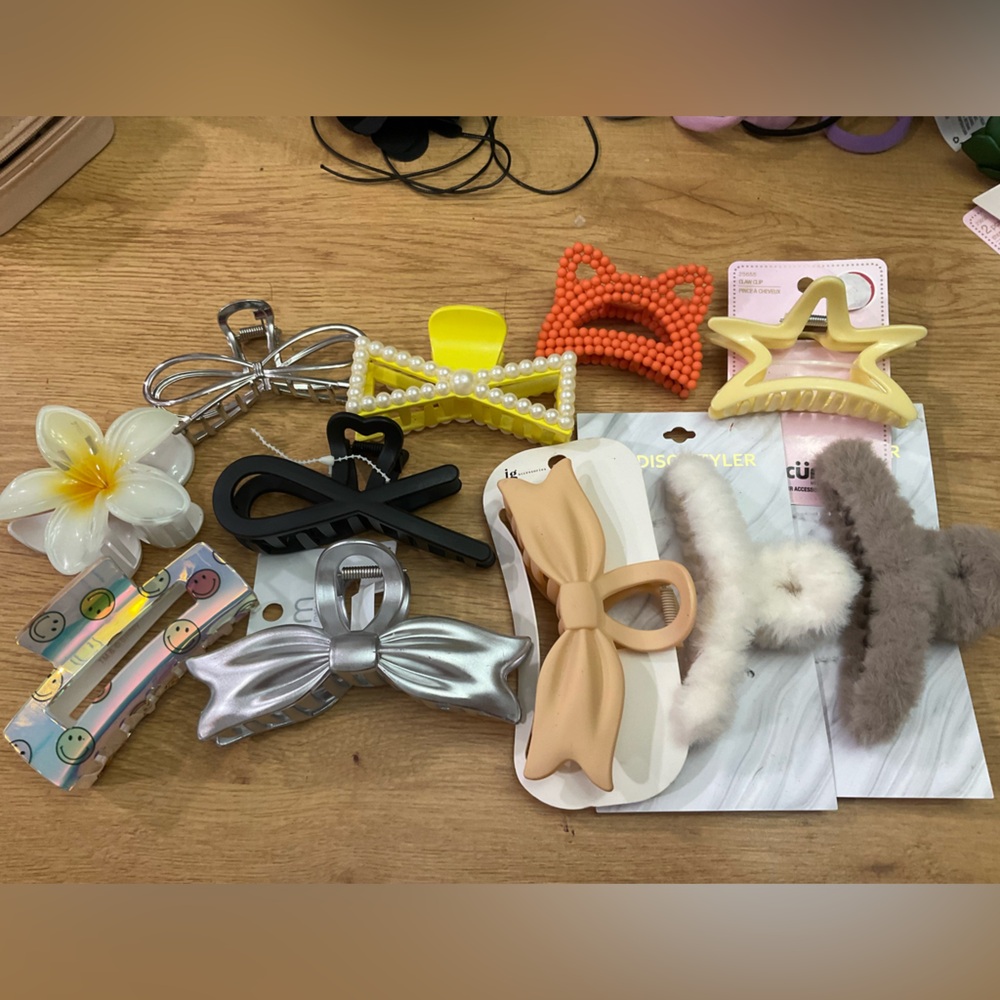 Assorted Hair Clips and Accessories